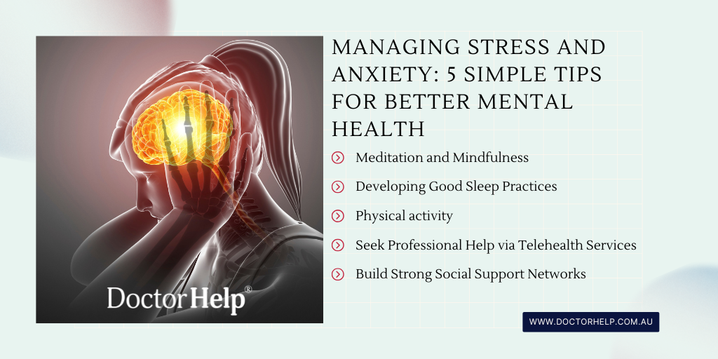 Managing Stress and Anxiety: 5 Simple Tips for Better Mental Health